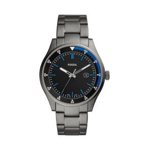 Correa de reloj Fossil FS5532 Acero inoxidable Gris antracita 22mm